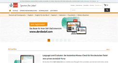 Desktop Screenshot of klett-sprachen.de